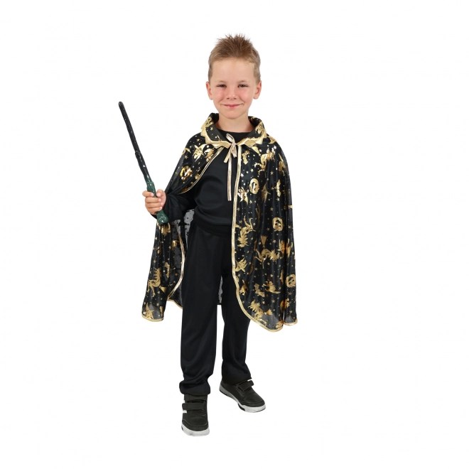 Wizard's Golden Decor Children's Cloak