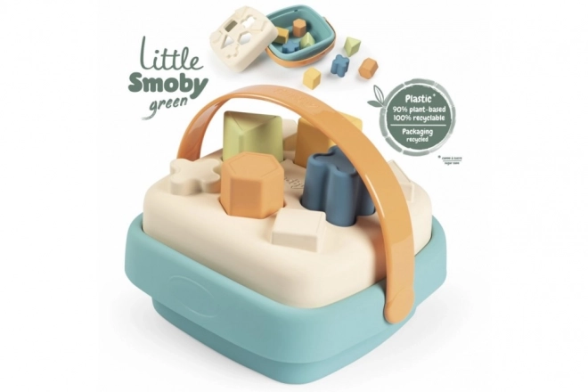 little smoby green shape sorter