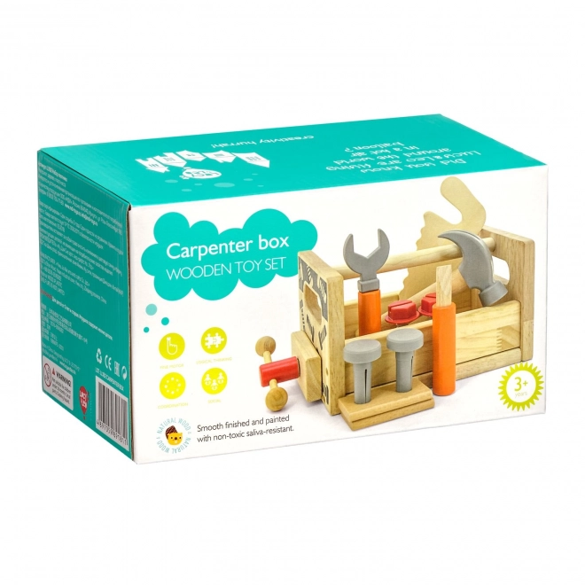 Lucy & Leo Big Carpenter Wooden Tool Set