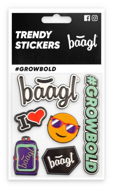 Baagl 3D Reusable Stickers