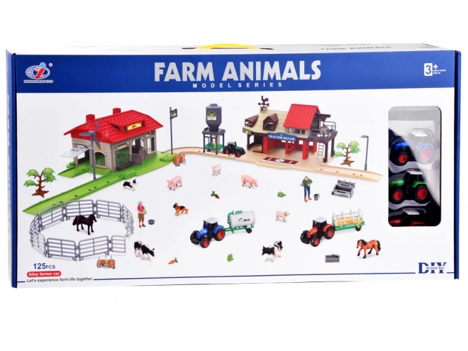 Mega Farm with Tractors and Animals Set