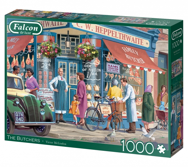 Falcon puzzle butcher shop 1000 pieces