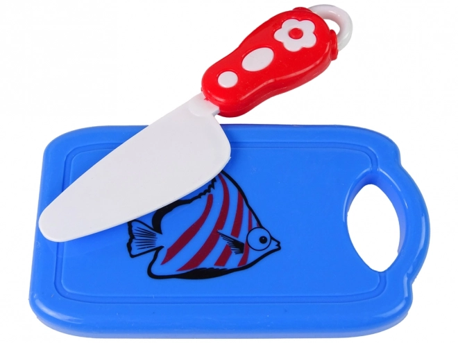 Fruit Cutting Set with Plate and Utensils