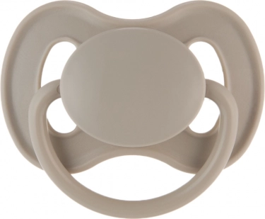 Rubberen fopspeen kersvorm NUDE 6–18 m beige