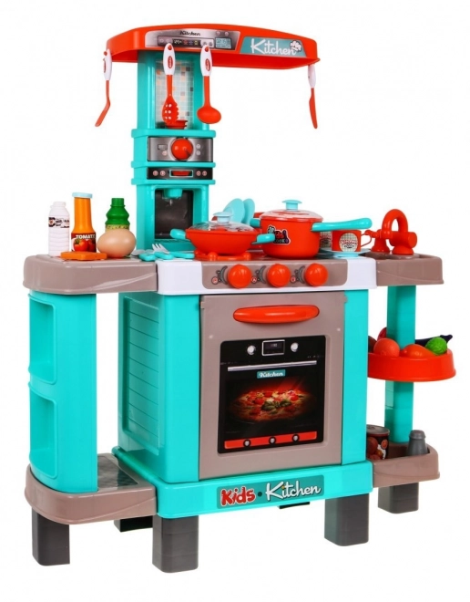 Large Interactive Kitchen Set for Children with Lights and Sounds