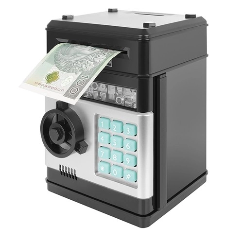 Electronic Safe Piggy Bank with ATM Function