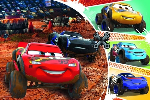 60-piece puzzle cars 3 lightning mcqueen and friends