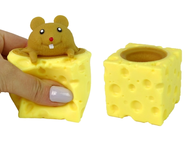 Mouse in Cheese Squishy Toy