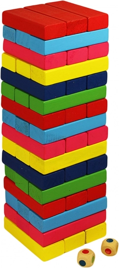 Colorful Wooden Tower for Children