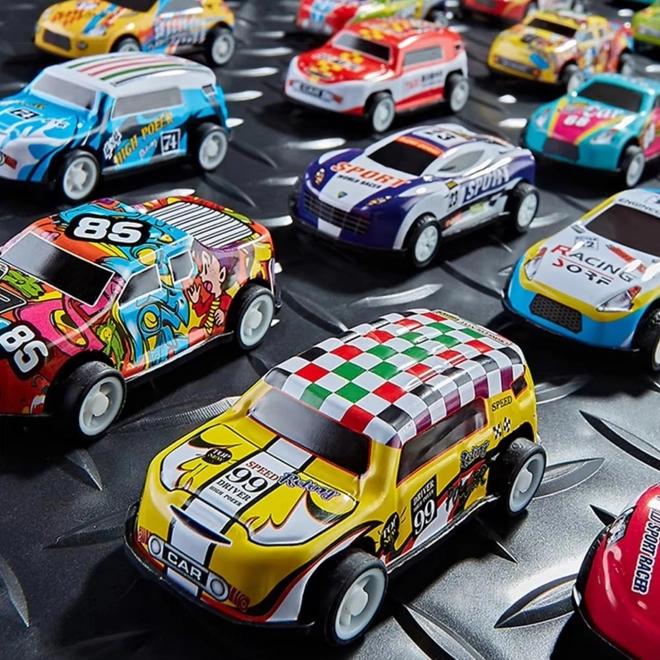 Woopie set of racing cars in a box 50 pcs