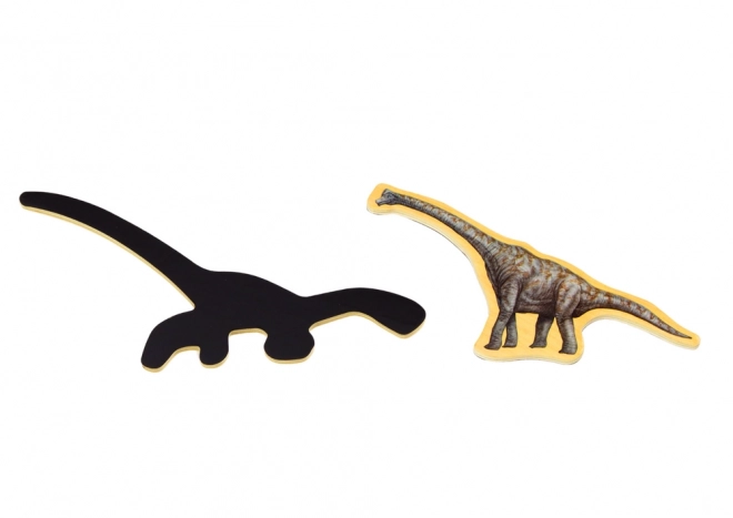 Dřevěné magnetky Dinosauři sada 20 kusů barevné
