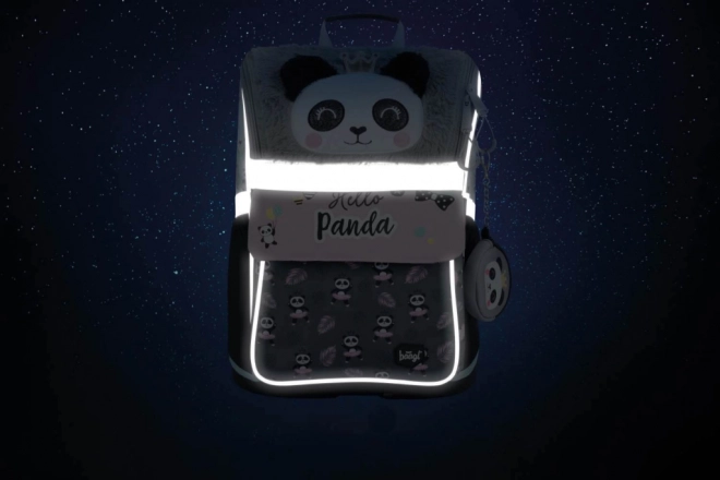 Baagl School Backpack Zippy Panda