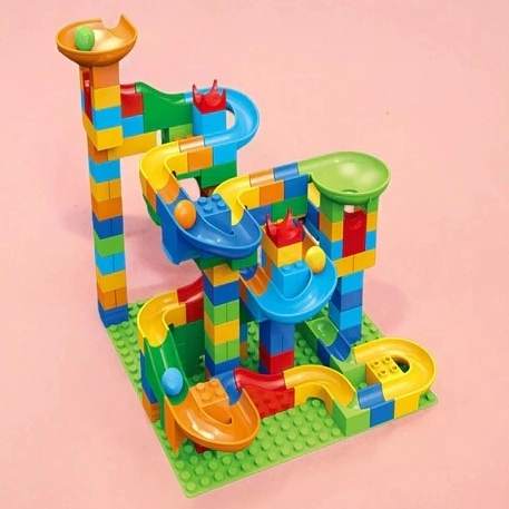 Ensemble de construction WOOPIE Piste à billes 340 pcs