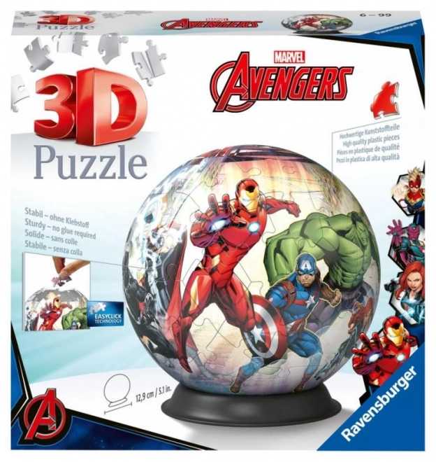 Ravensburger 3D Puzzleball Marvel: Avengers