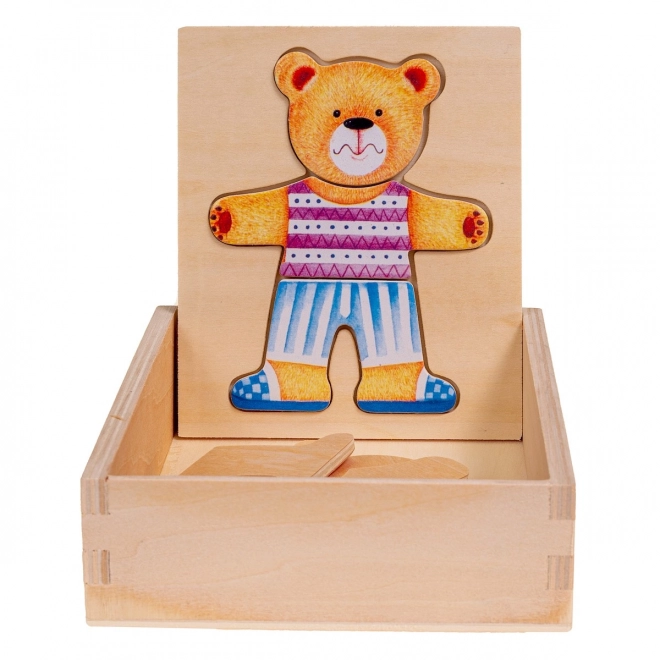 Wooden Puzzle Bear Boy