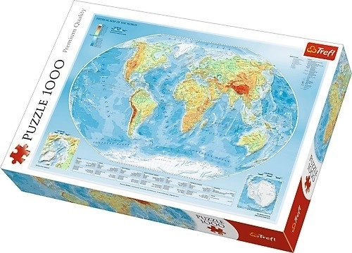 World Physical Map Puzzle 1000 Piece