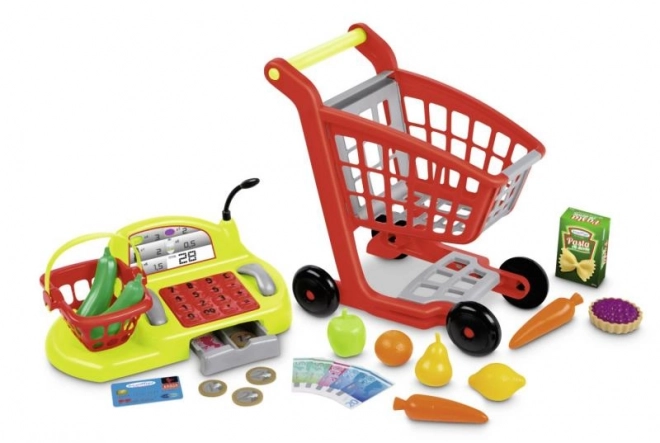 Shopping Cart with Accessories and Checkout