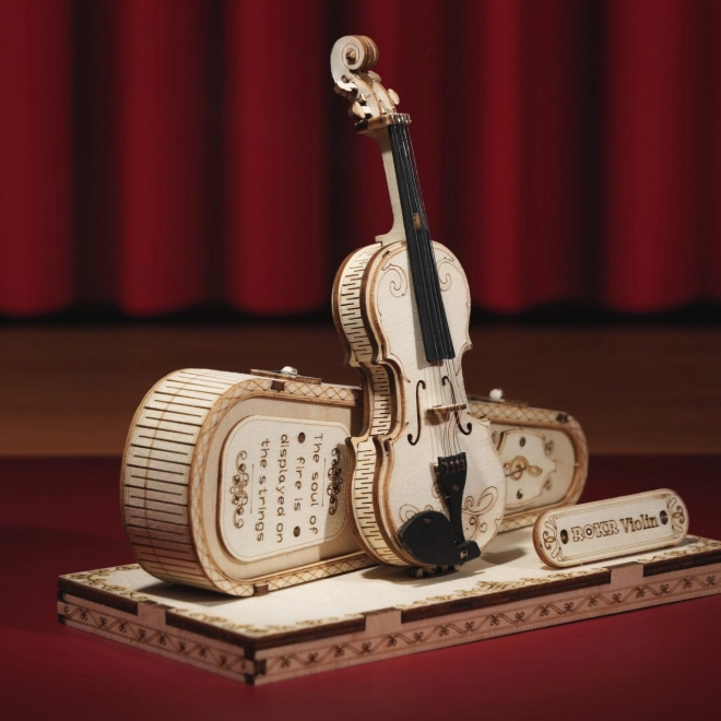 Robotic Wooden 3D Puzzle Viola