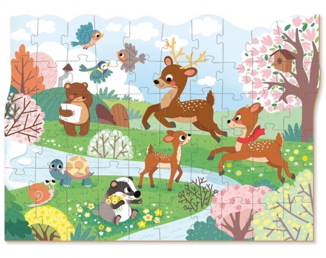 Dodo Seasons Puzzle: Spring in Bloom 60 Pieces