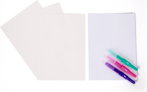 Festőkészlet fújó filctollakkal Stitch A4
