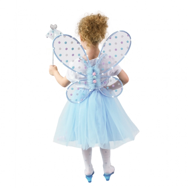 Fairy Costume Tutu Skirt with Light-Up Wings