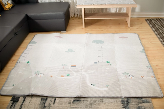 Large Foam Play Mat with Height Chart