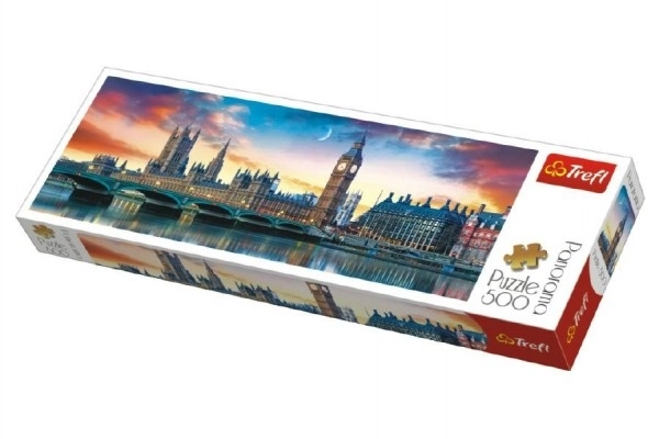 Trefl panoramic puzzle 500 pieces: Big Ben and Westminster Palace, London