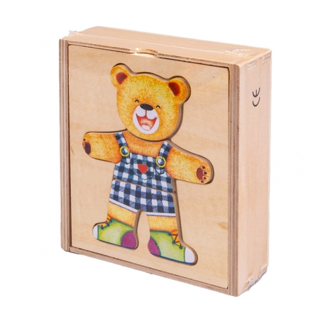 Wooden Puzzle Bear Boy