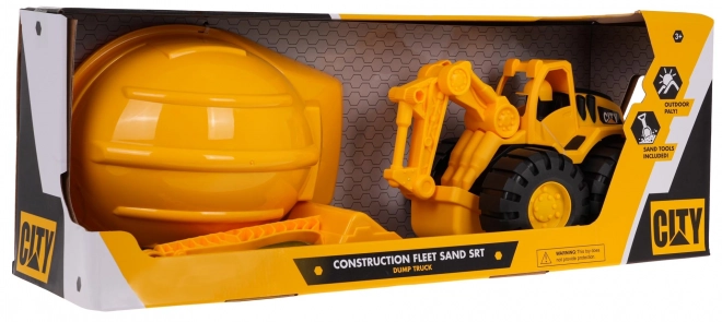 Excavator and Helmet Toy Set