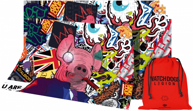 Good Loot Puzzle Watch Dogs: Legion Pig Mask 1000 Pieces