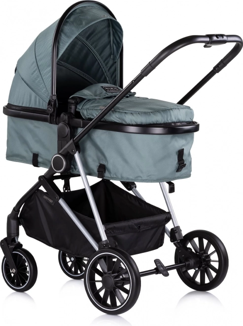 Poussette combinée Chipolino Aura 2-en-1 – Basil