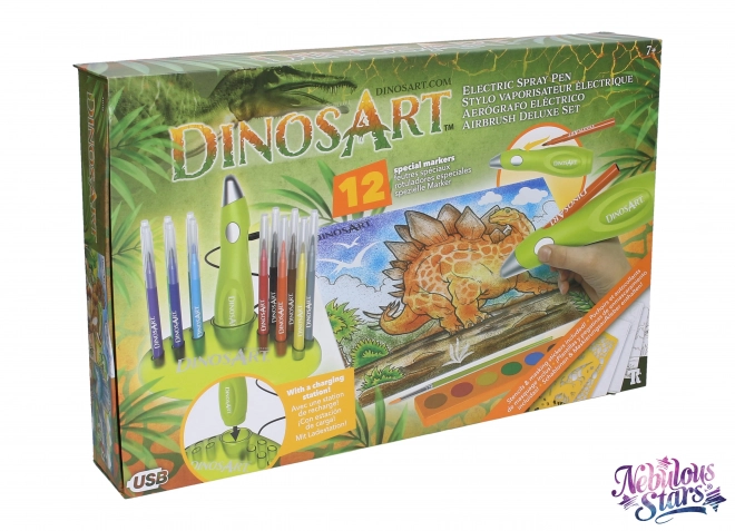 Dinosart Airbrush Coloring Set