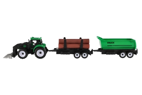 Tractor with Detachable Trailer Toy Set