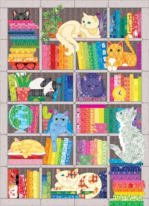 Cobble Hill Puzzle Rainbow Cats 1000 Pieces