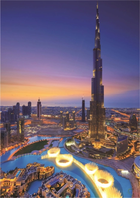 Puzzel Magie van Arabië: Burj Khalifa, Verenigde Arabische Emiraten 1000 stukjes