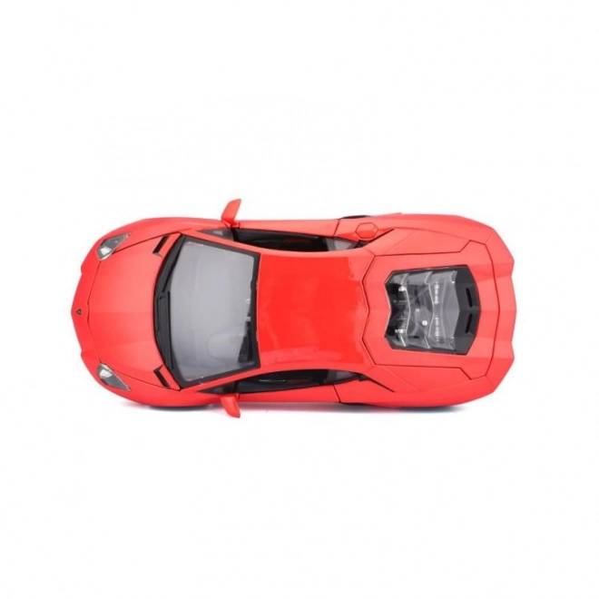 Bburago Lamborghini Aventador LP700-4 Diecast Model in Metallic Orange