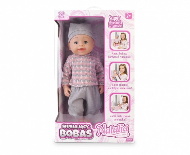 Interactive Crying Baby Doll 43 cm by Natalya Collection