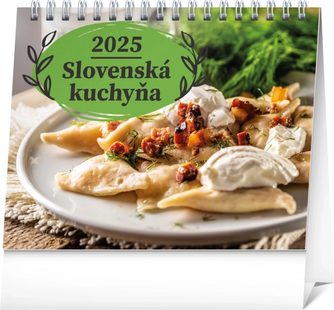 Slovak Cuisine Desk Calendar 2025