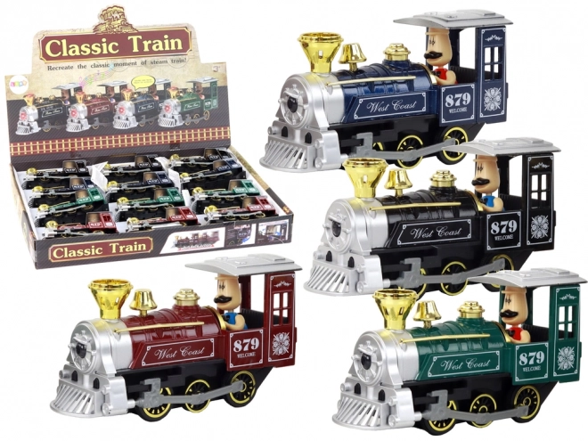 Interactive Steam Train with Sound and Lights