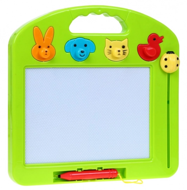 Magic Drawing Board For Kids With 4 Colors & Animal Stamps