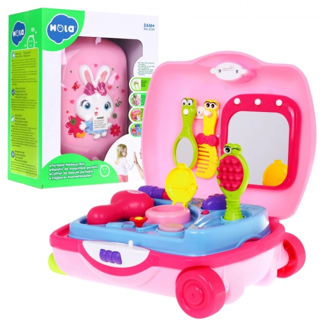 Interactive Vanity Set Suitcase for Girls 2+ with Lights and Sounds & Accessories