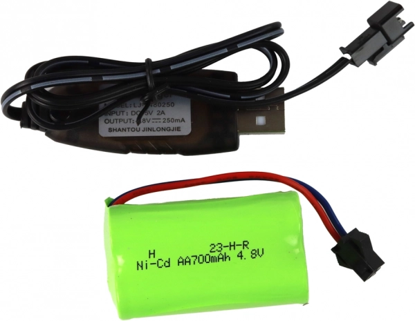 Batteria ricaricabile e ricarica USB
