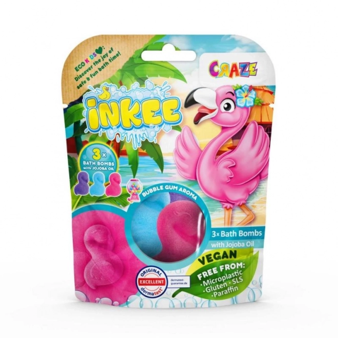 Bath Bombs Flamingo Set