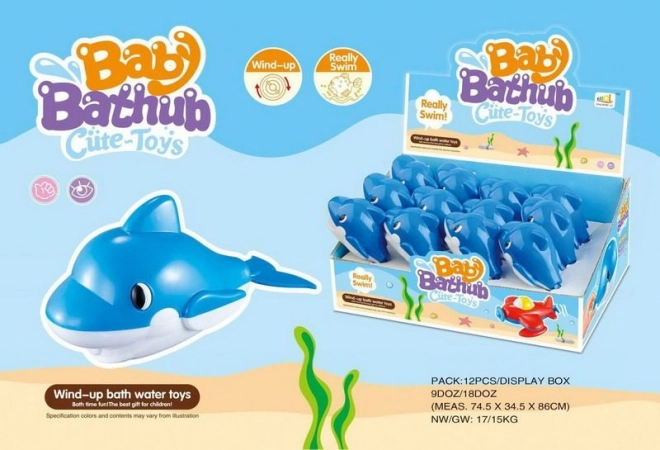 Wind-Up Dolphin for Water