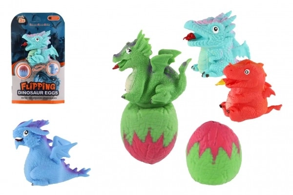 Dinosaur Transforming Silicone Egg 15cm