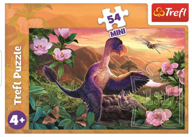 Puzzle Amazing Dinosaurs Microraptor at the Nest 54 Pieces