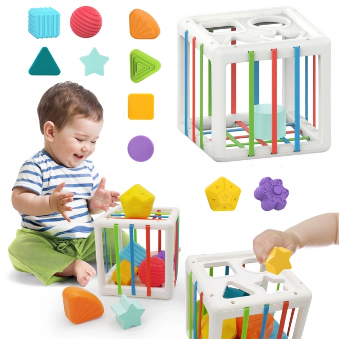 Flexible Sensory Antistress Cube for Children