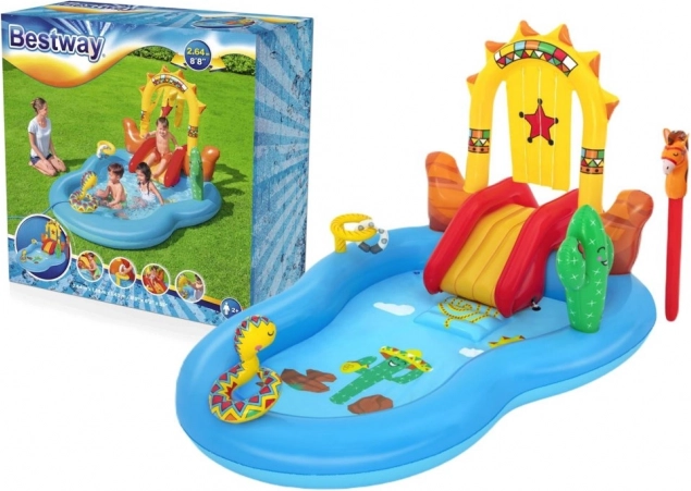 Bestway Wild West inflatable water play center 264 × 188 × 140 cm