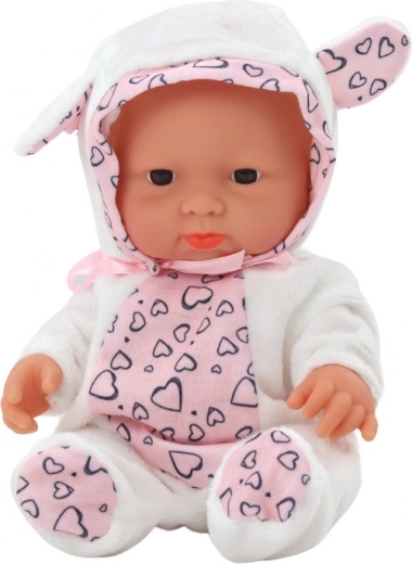 Tutina adorabile con cuoricini e orecchiette