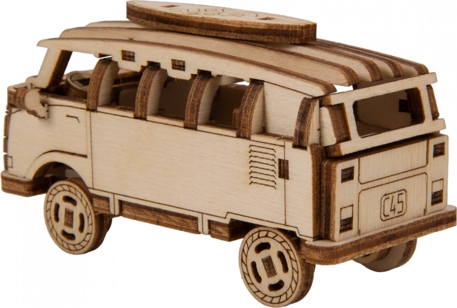 Wooden City 3D Puzzle Retro Minibus